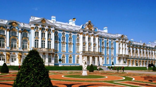 View of the Winter Palace in St. Petersburg