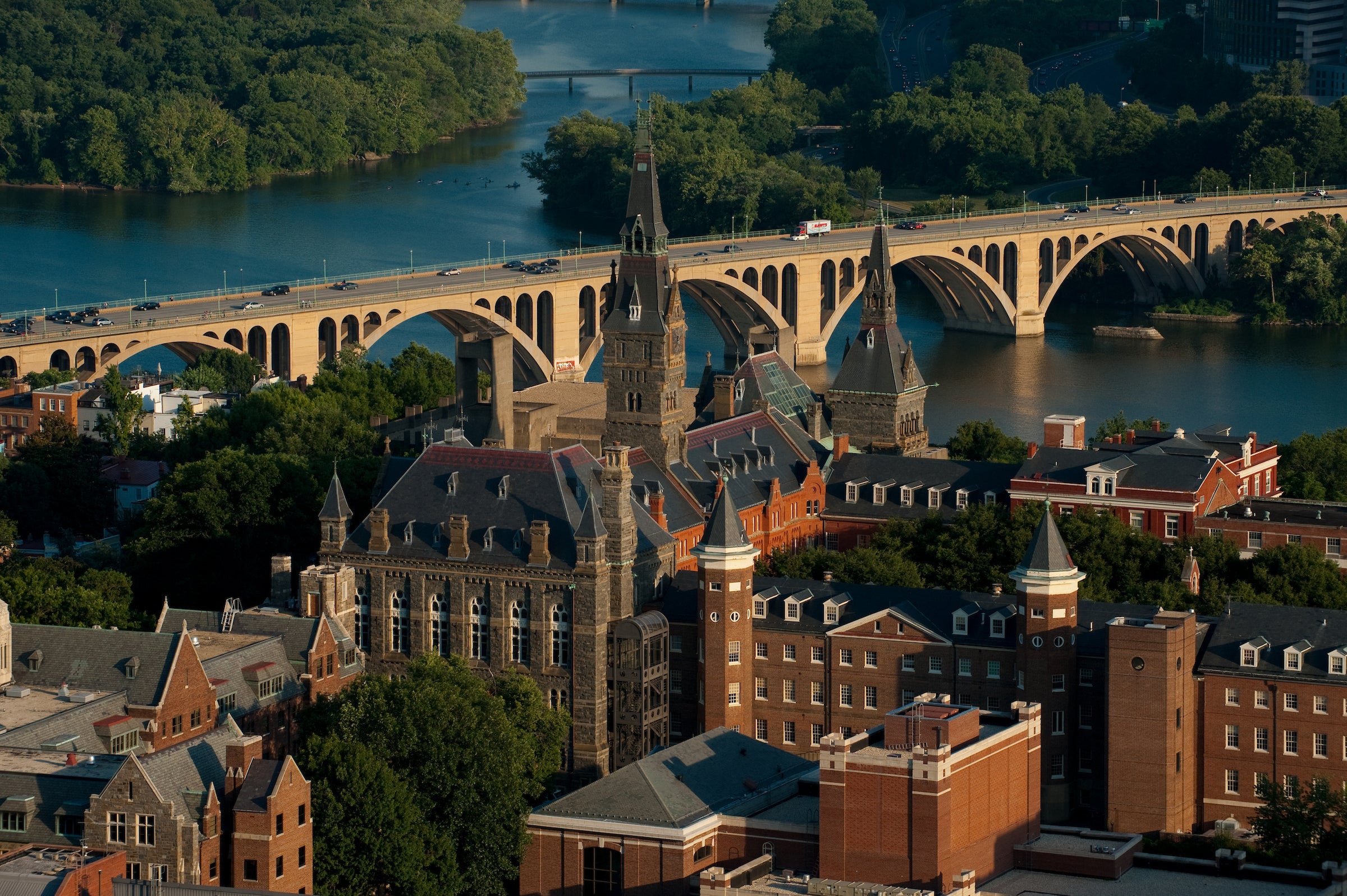 Aerial view of GU