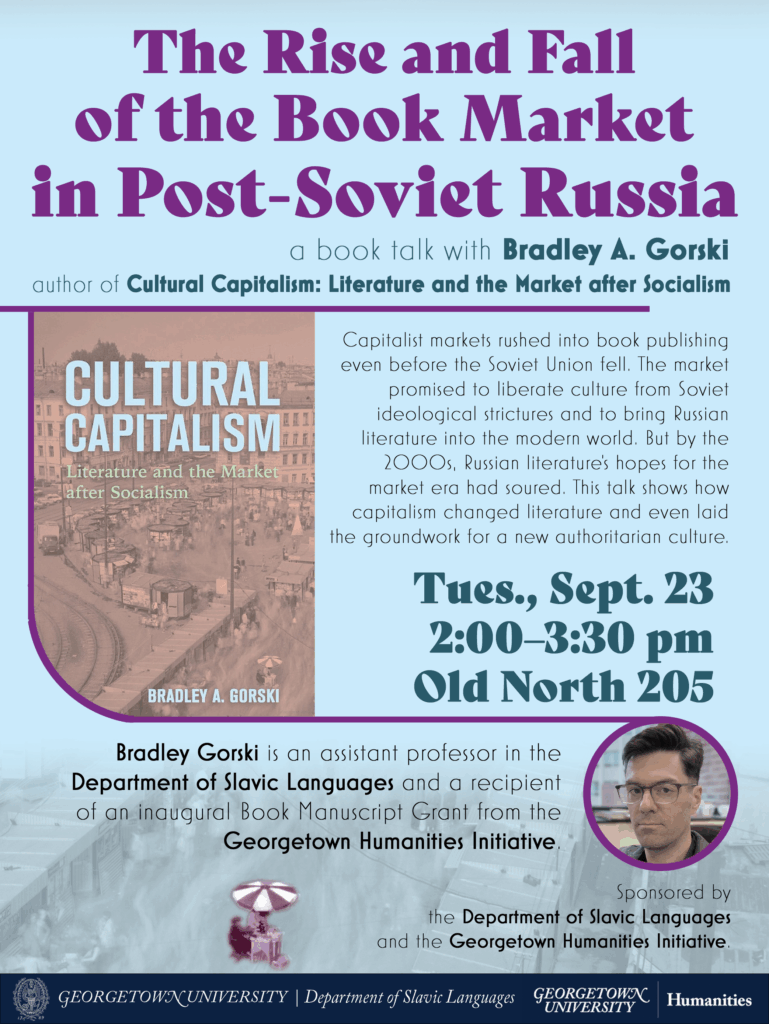 The Rise and Fall of the Book Market in Post-Soviet Russia - Flier